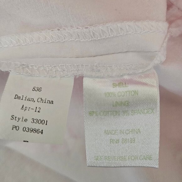 Lilly Pulitzer Womens Jarvey Skort Chum Bucket  Pink Lined Side Slit Golf Resort - Picture 4 of 4